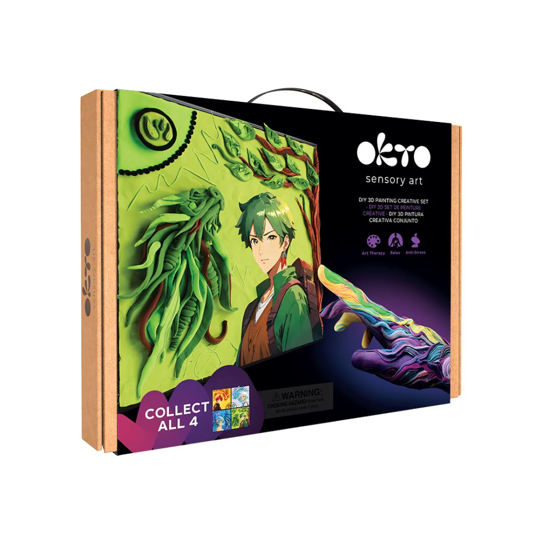 Pintar con Arcilla 3D Manga Earth OKTO