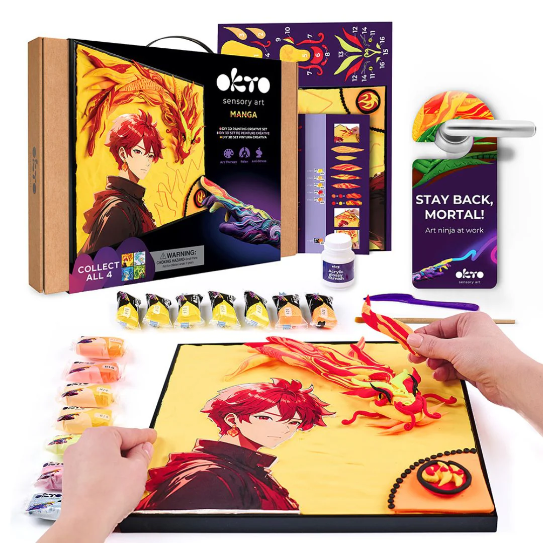 Pintar con Arcilla 3D Manga Fire OKTO - Image 2