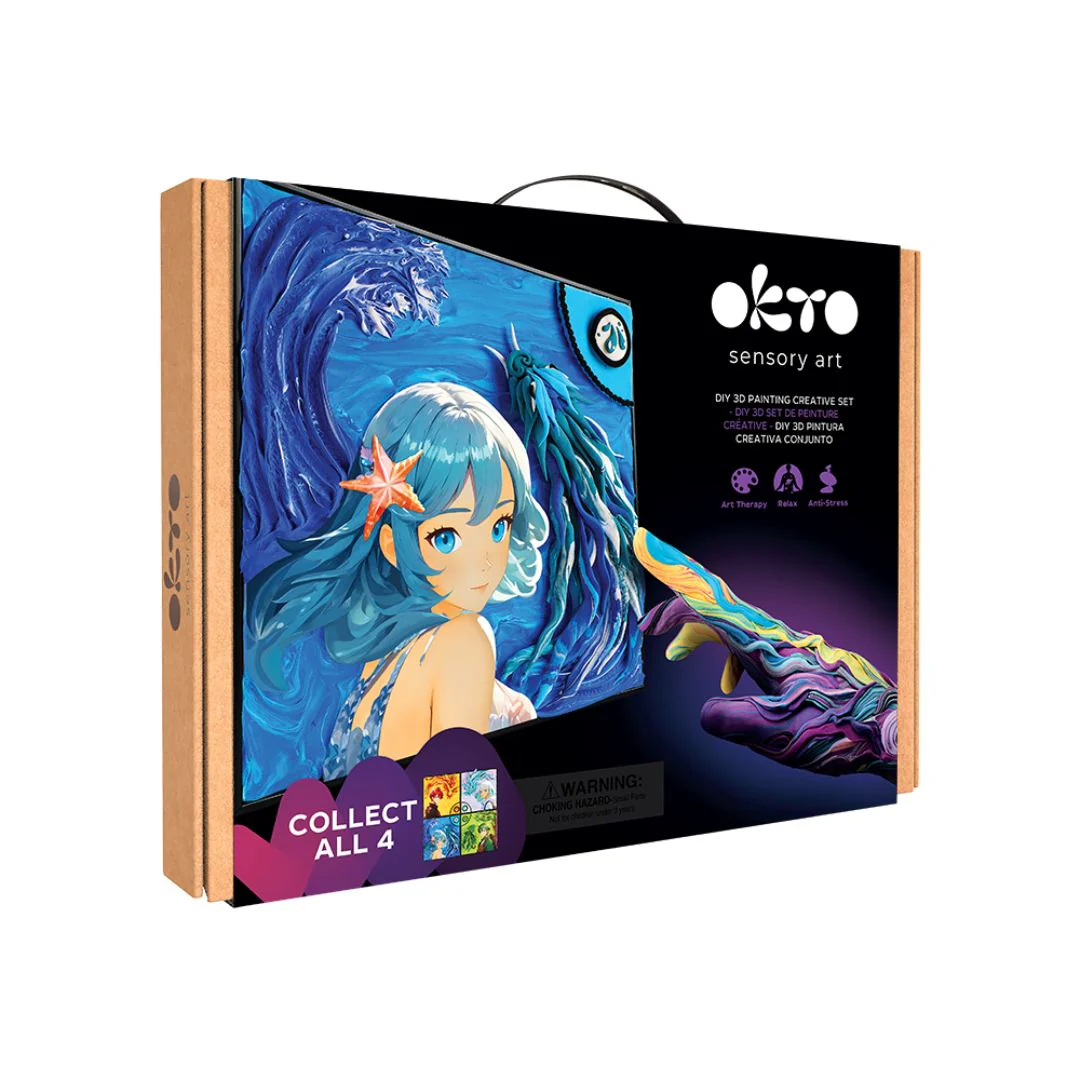Pintar con Arcilla 3D Manga Water OKTO