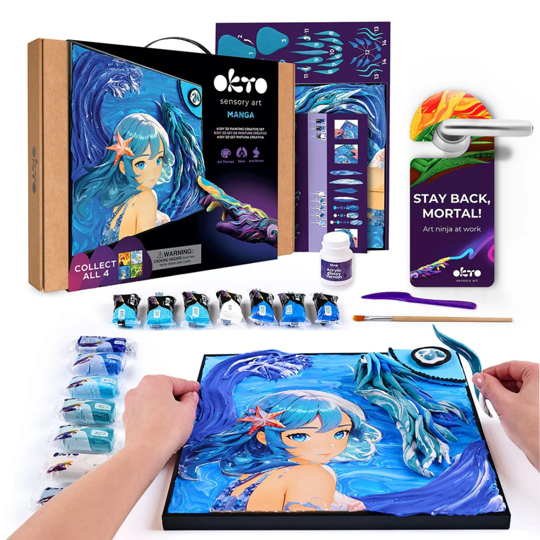 Pintar con Arcilla 3D Manga Water OKTO - Image 2
