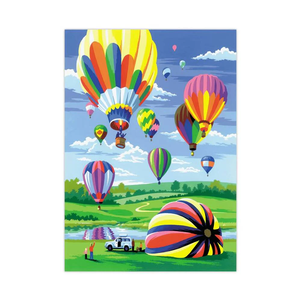 Pintar por Números Globos Aerostáticos 20x30cm Royal & Langnickel - Image 2