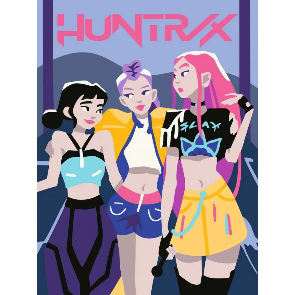 Pintar por Números Guerreras K-pop CreArt - Image 3