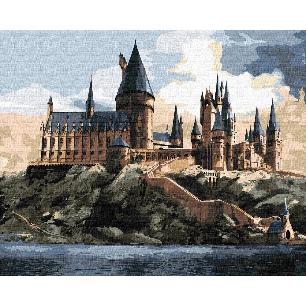 Pintar por Números Harry Potter Castillo Hogwarts Ideyka - Image 2