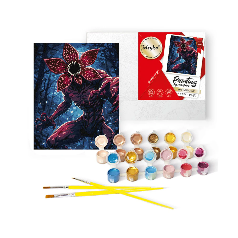 Pintar por Números Stanger Things Demogorgon Ideyka