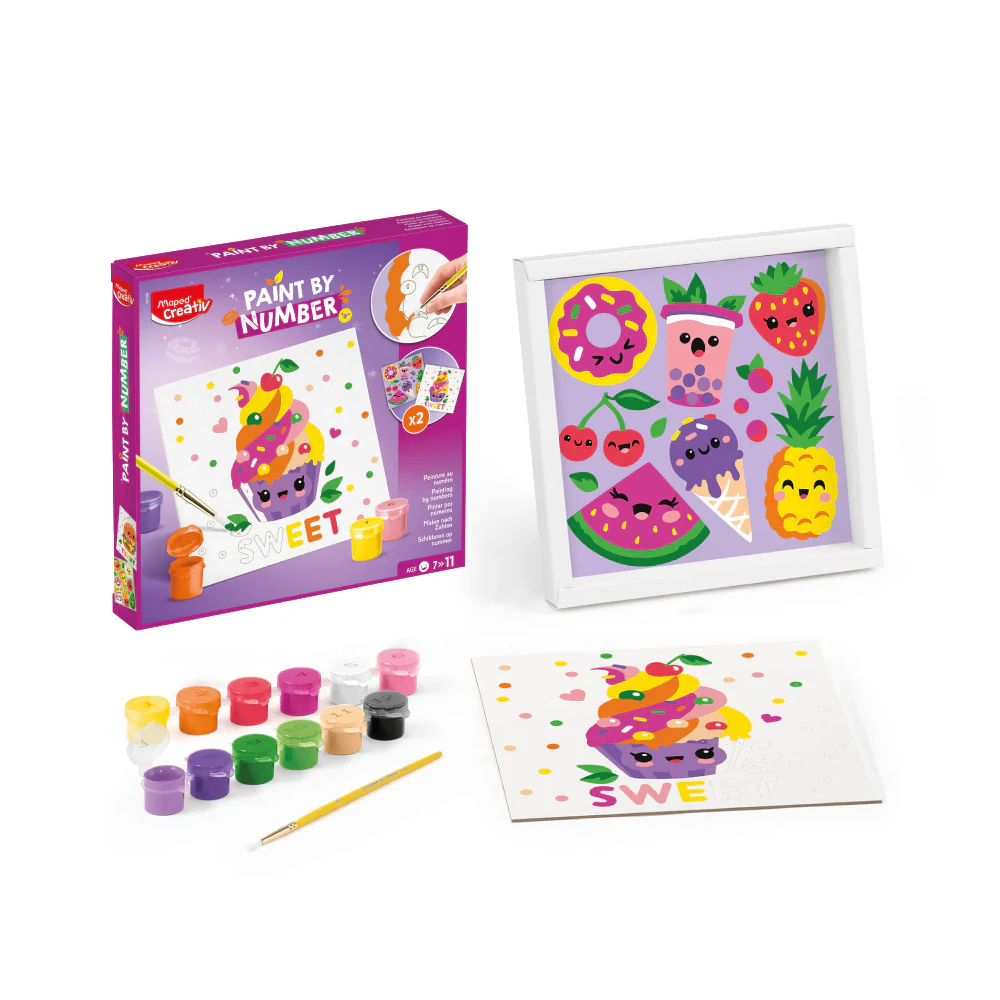 Pintar por Números Sweet Kawaii Maped