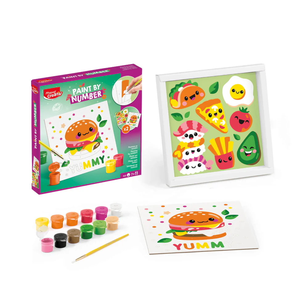 Pintar por Números Yummy Kawaii Maped