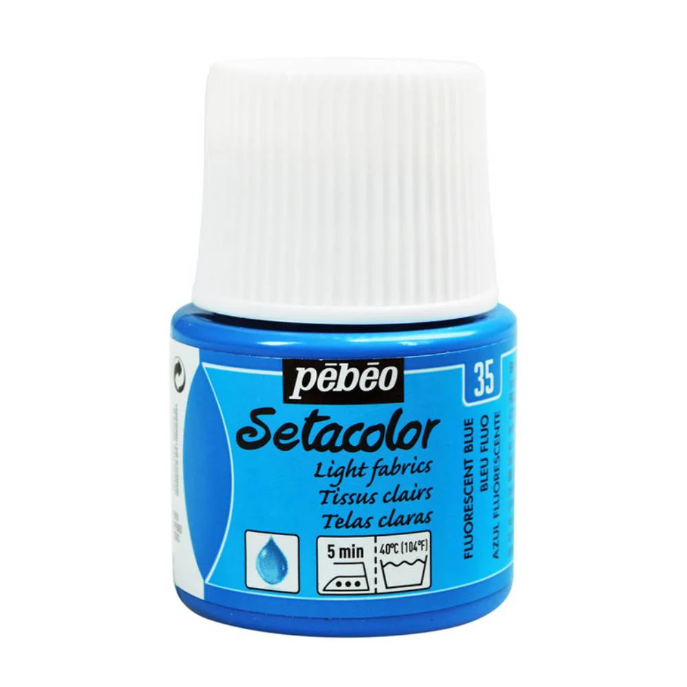 Pintura para Tela Setacolor Tejido Claros 45ml Pebeo - Image 3
