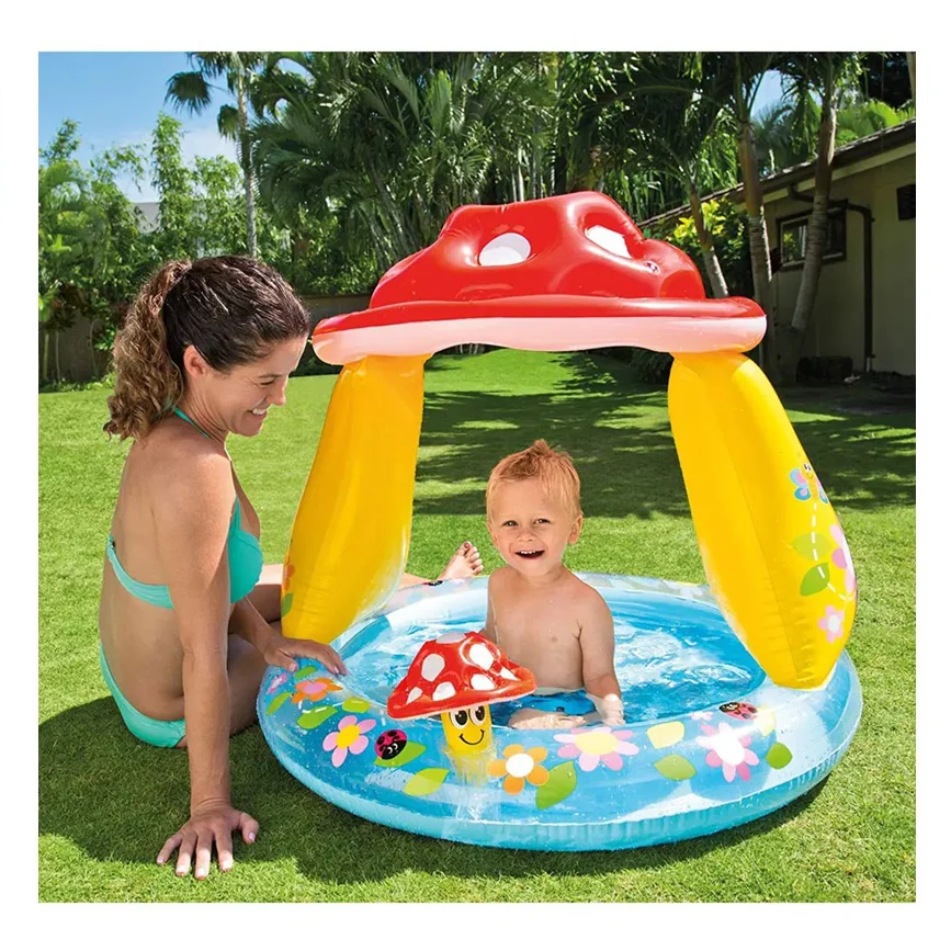 Piscina Hinchable Bebé Champiñón Colorbaby - Image 2