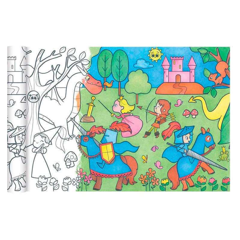 Plantilla para Colorear Graffy Roll Princesas y Caballeros Avenue Mandarine - Image 2