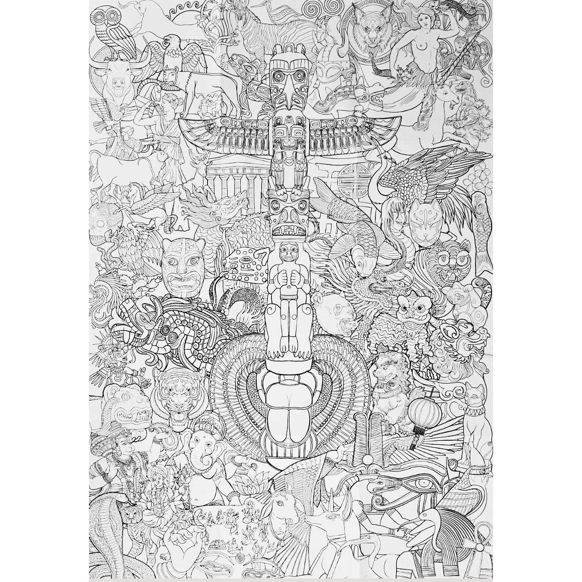 Póster para Colorear Animal Civilization Iconoklast - Image 2