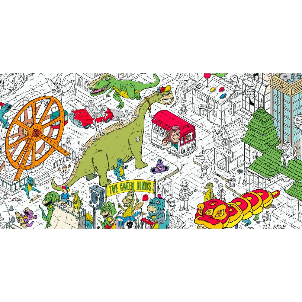 Póster para Colorear Dino Crash Iconoklast - Image 3