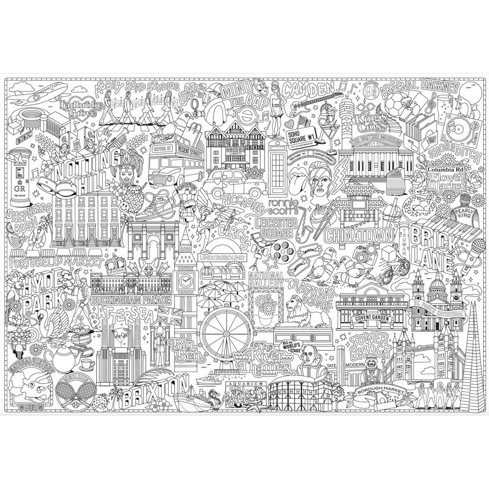 Póster para Colorear London Bloom Iconoklast - Image 2