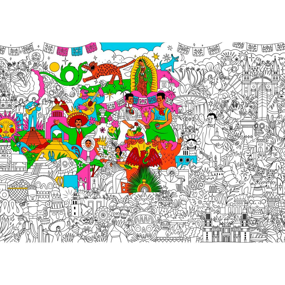 Póster para Colorear Mexican Posada Iconoklast - Image 2