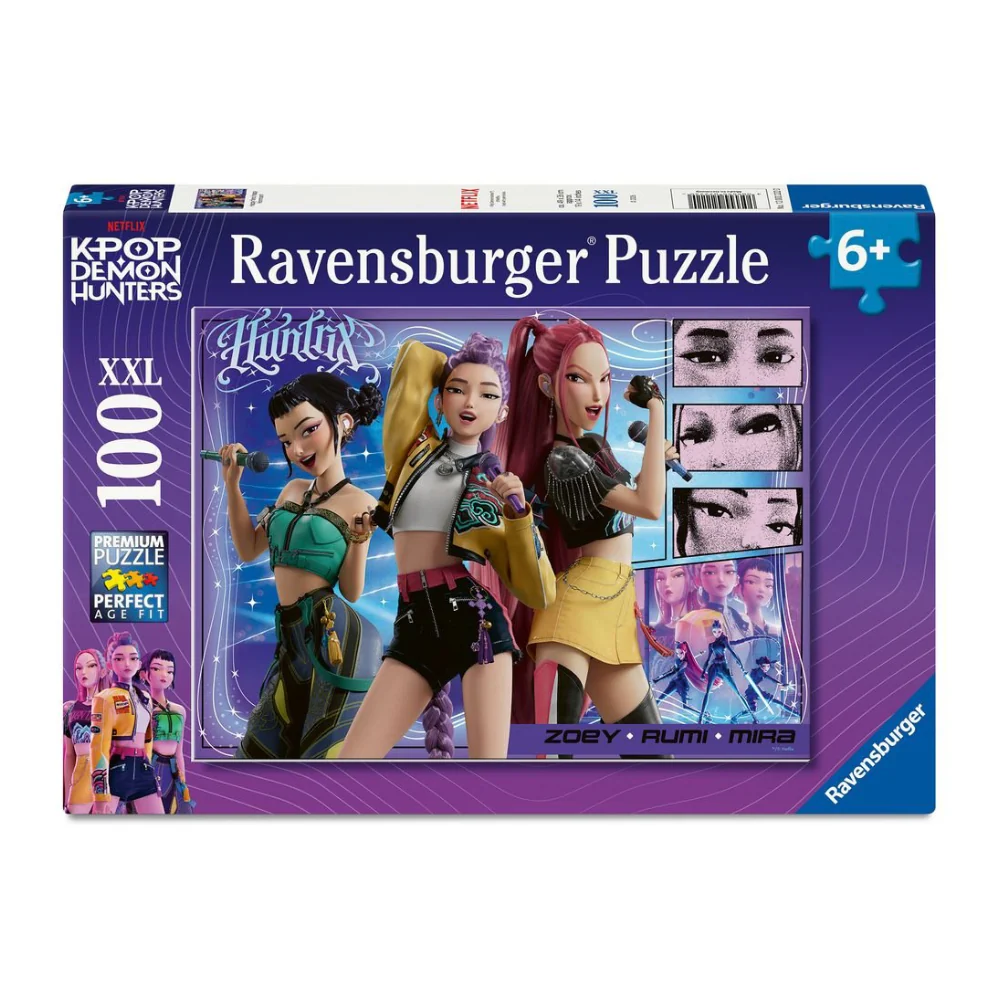 Puzzle 100 Piezas XXL Guerreras K-pop Huntrix Ravensburger