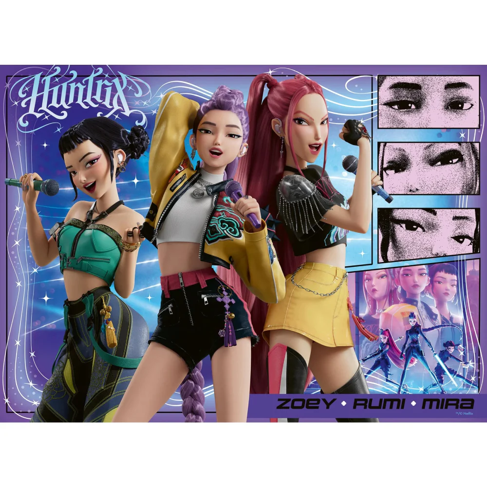 Puzzle 100 Piezas XXL Guerreras K-pop Huntrix Ravensburger - Image 2