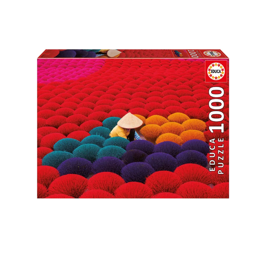 Puzzle 1000 Piezas Aldea del Incienso Vietnam Educa