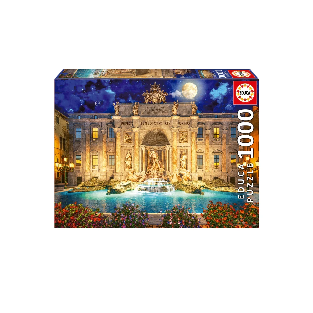 Puzzle 1000 Piezas Fontana di Trevi Roma Educa