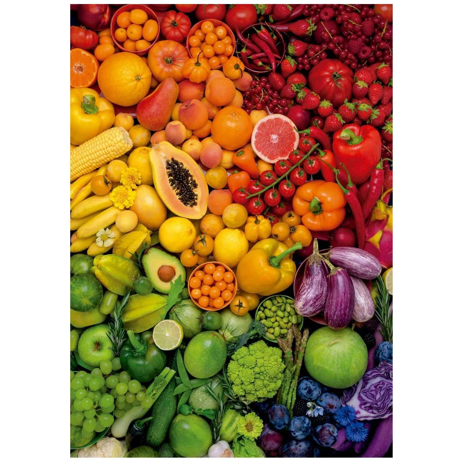 Puzzle 1000 Piezas Frutas y Verduras Educa - Image 2