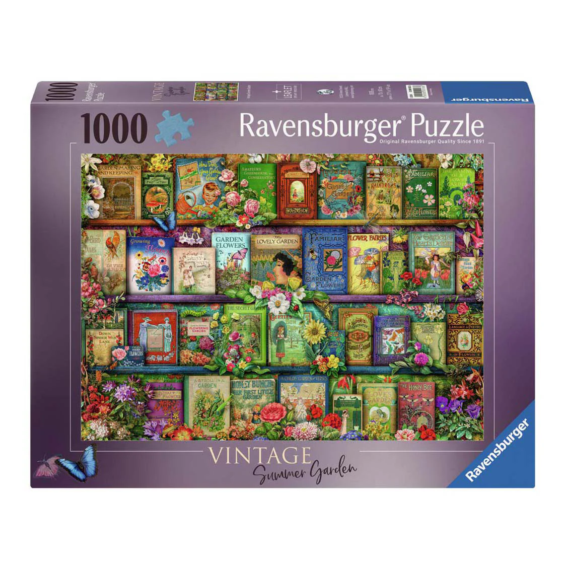 Puzzle 1000 Piezas Jardín Vintage en Flor Ravensburger