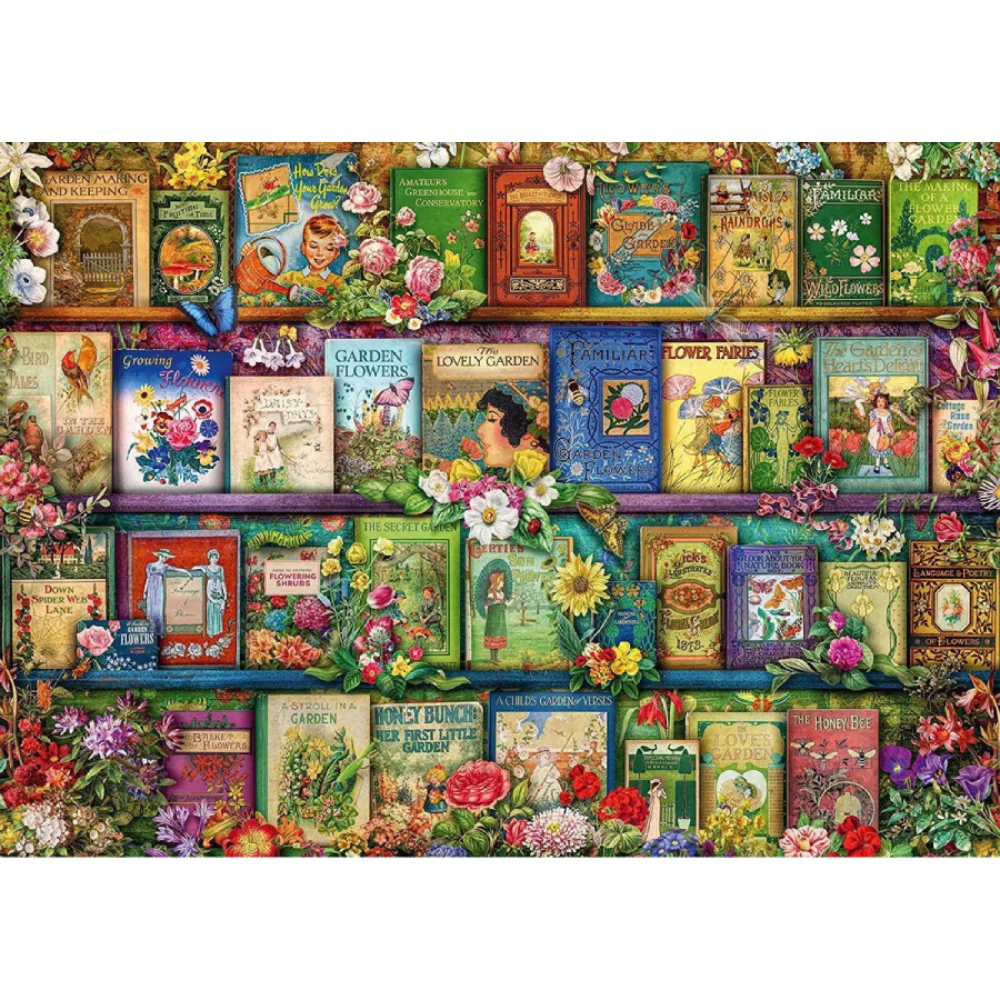 Puzzle 1000 Piezas Jardín Vintage en Flor Ravensburger - Image 2