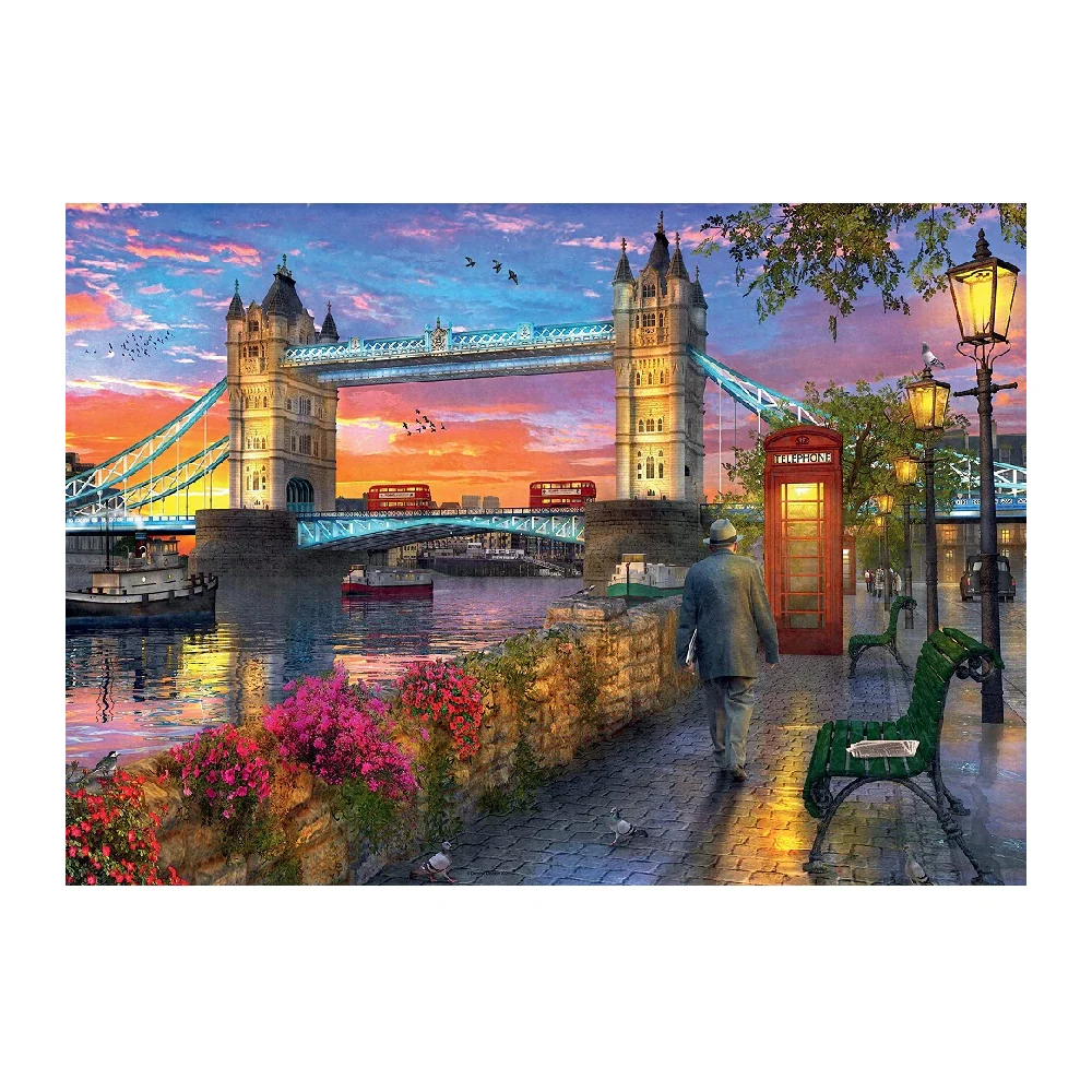 Puzzle 1000 Piezas London Tower Bridge Atarceder Ravensburger - Image 2