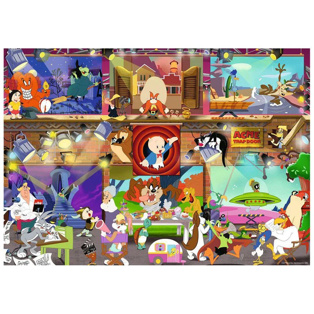 Puzzle 1000 Piezas Looney Tunes Studio Ravensburger - Image 2