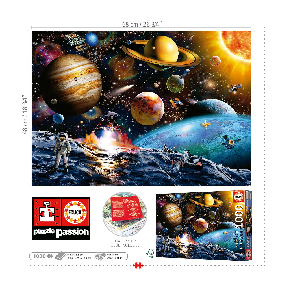 Puzzle 1000 Piezas Misión Asteroide Educa - Image 3
