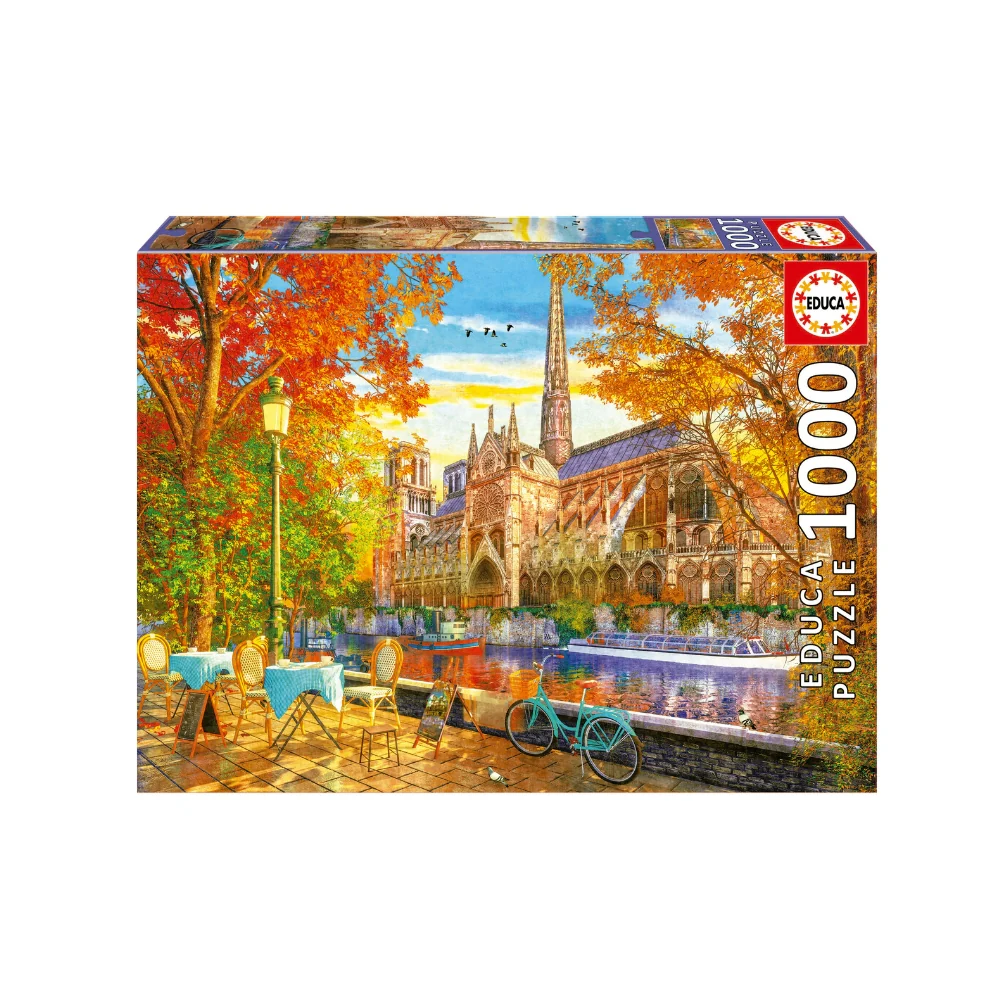 Puzzle 1000 Piezas Notre Dame en Otoño Educa
