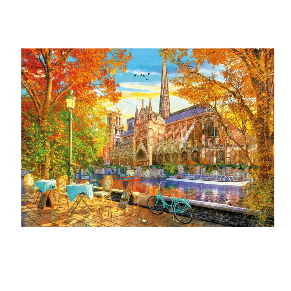 Puzzle 1000 Piezas Notre Dame en Otoño Educa - Image 2