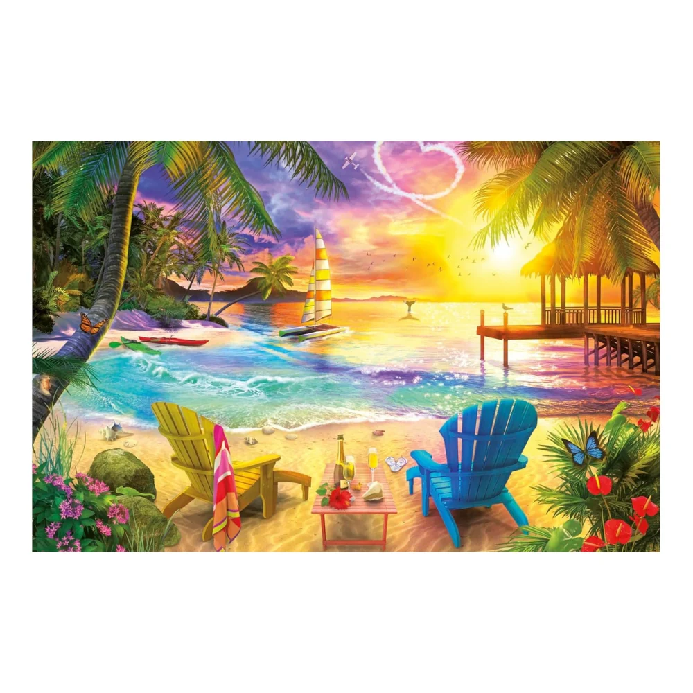 Puzzle 1000 Piezas Playa del Amor Educa - Image 2