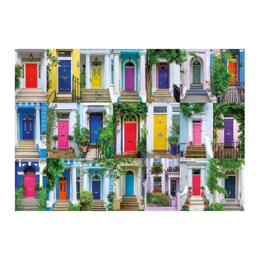 Puzzle 1000 Piezas Puertas de Notting Hill Educa - Image 2