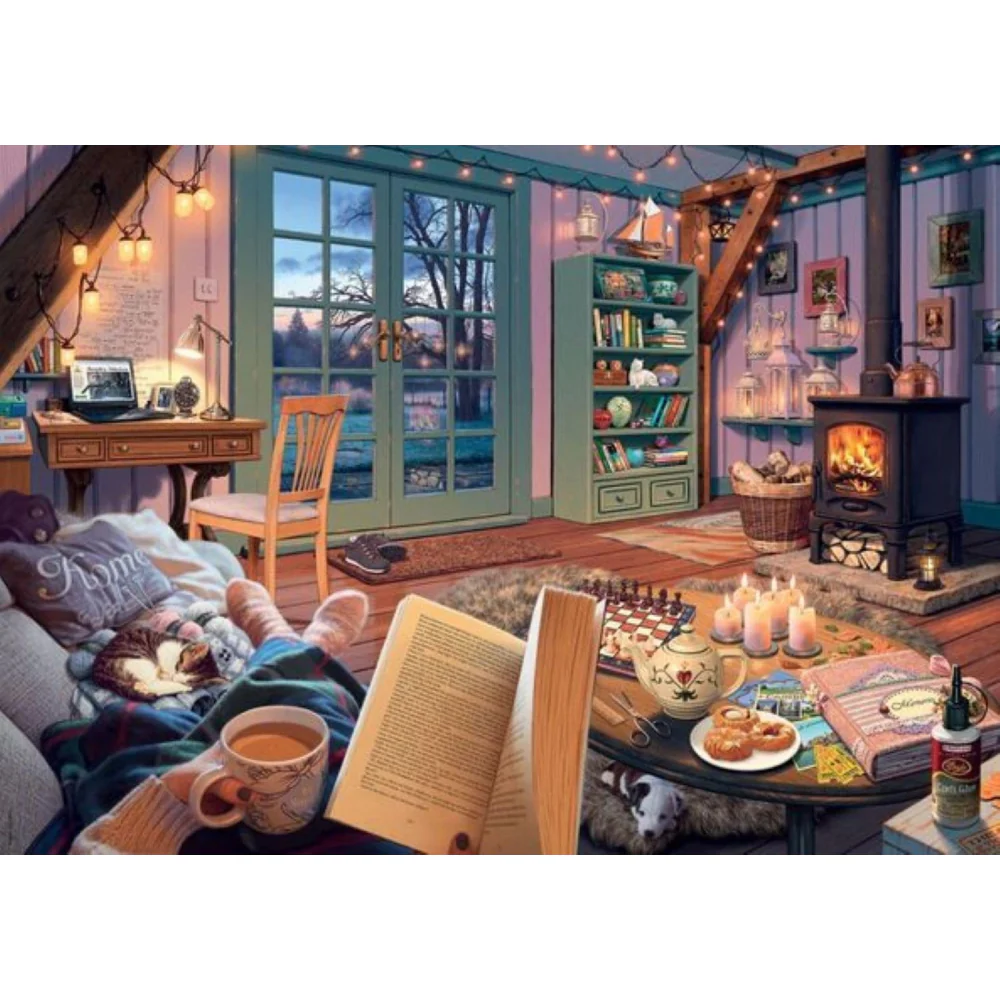 Puzzle 1000 Piezas Rincón acogedor Ravensburger - Image 2