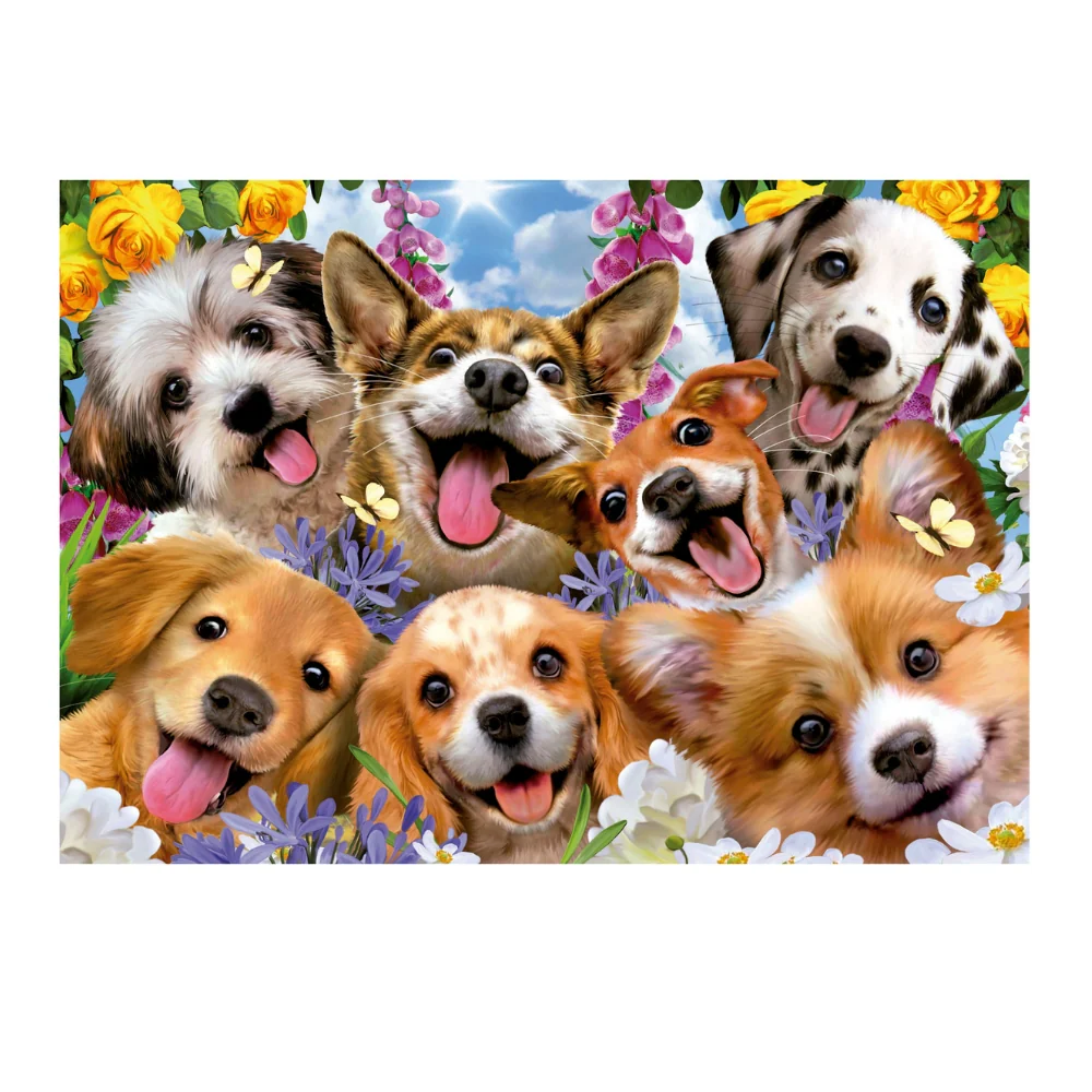 Puzzle 1000 Piezas Selfie de Perritos Educa - Image 2