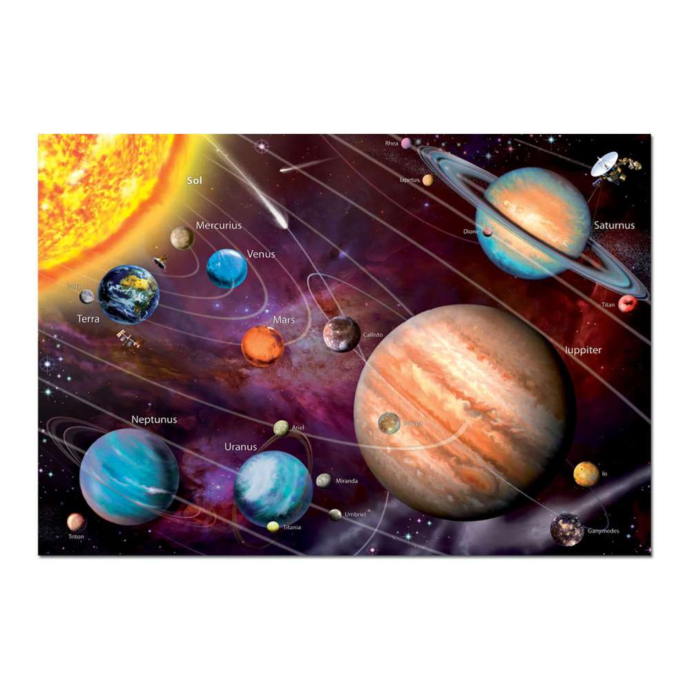 Puzzle 1000 Piezas Sistema Solar Neón Educa - Image 3