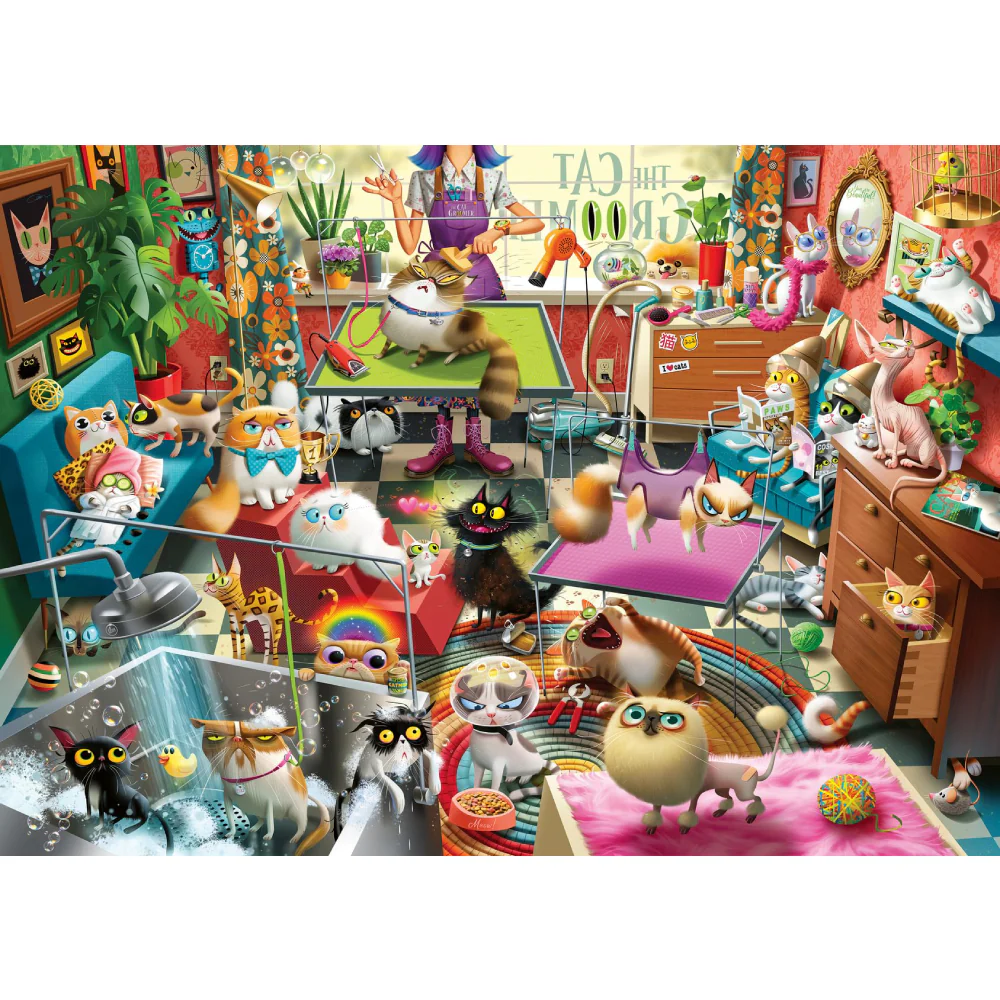 Puzzle 1000 Piezas Spa Felino Ravensburger - Image 2