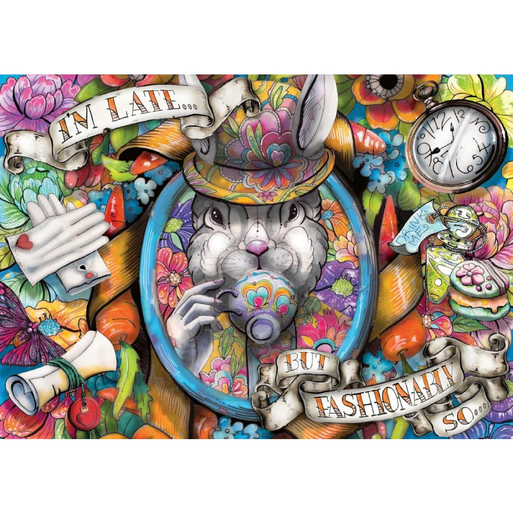 Puzzle 1000 Piezas ¡Tarde pero con estilo! Ravensburger - Image 2
