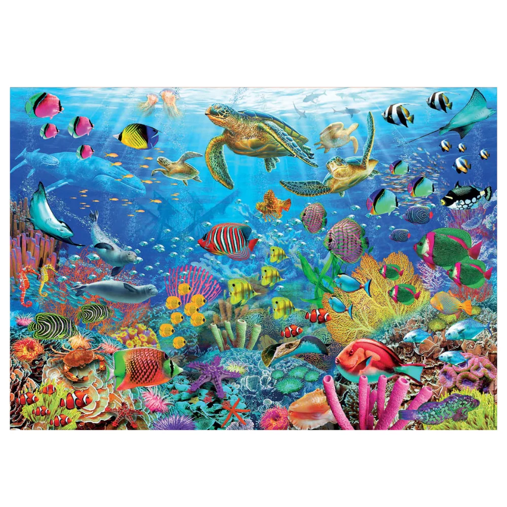 Puzzle 1000 Piezas Tortugas en el Paraíso Educa - Image 2