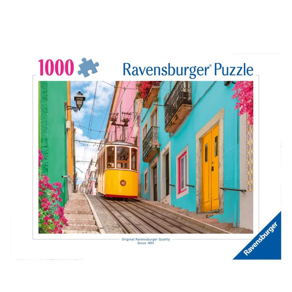 Puzzle 1000 Piezas Tranvía de Lisboa Ravensburger