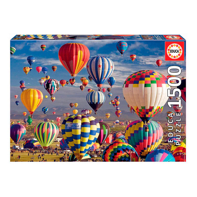 Puzzle 1500 Piezas Globos Aerostáticos Educa