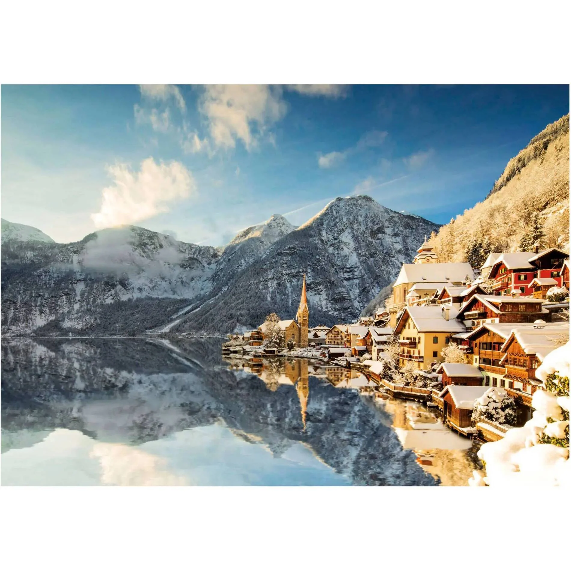 Puzzle 1500 Piezas Hallstatt en Invierno Educa - Image 2