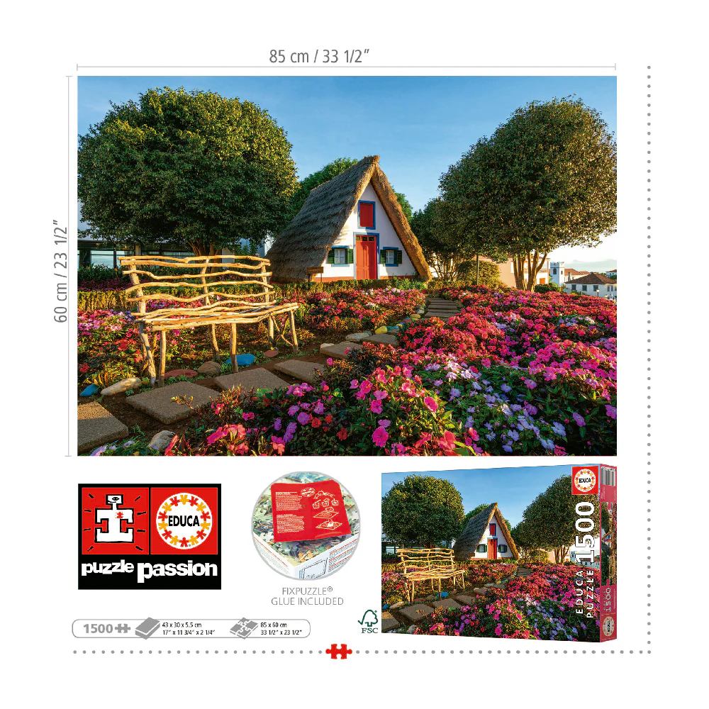 Puzzle 1500 Piezas Santana Madeira Educa - Image 4
