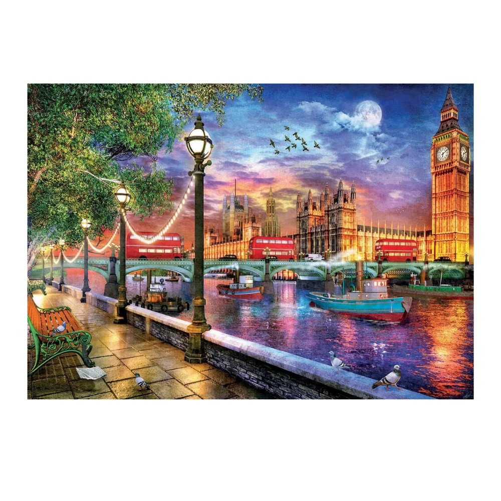 Puzzle 2000 Piezas Londres al Atardecer Educa - Image 2