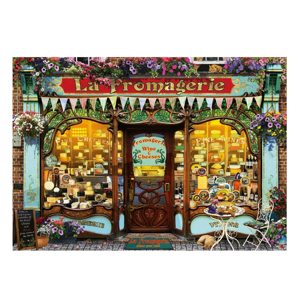 Puzzle 2000 Piezas Tienda de Quesos Finos Educa - Image 2