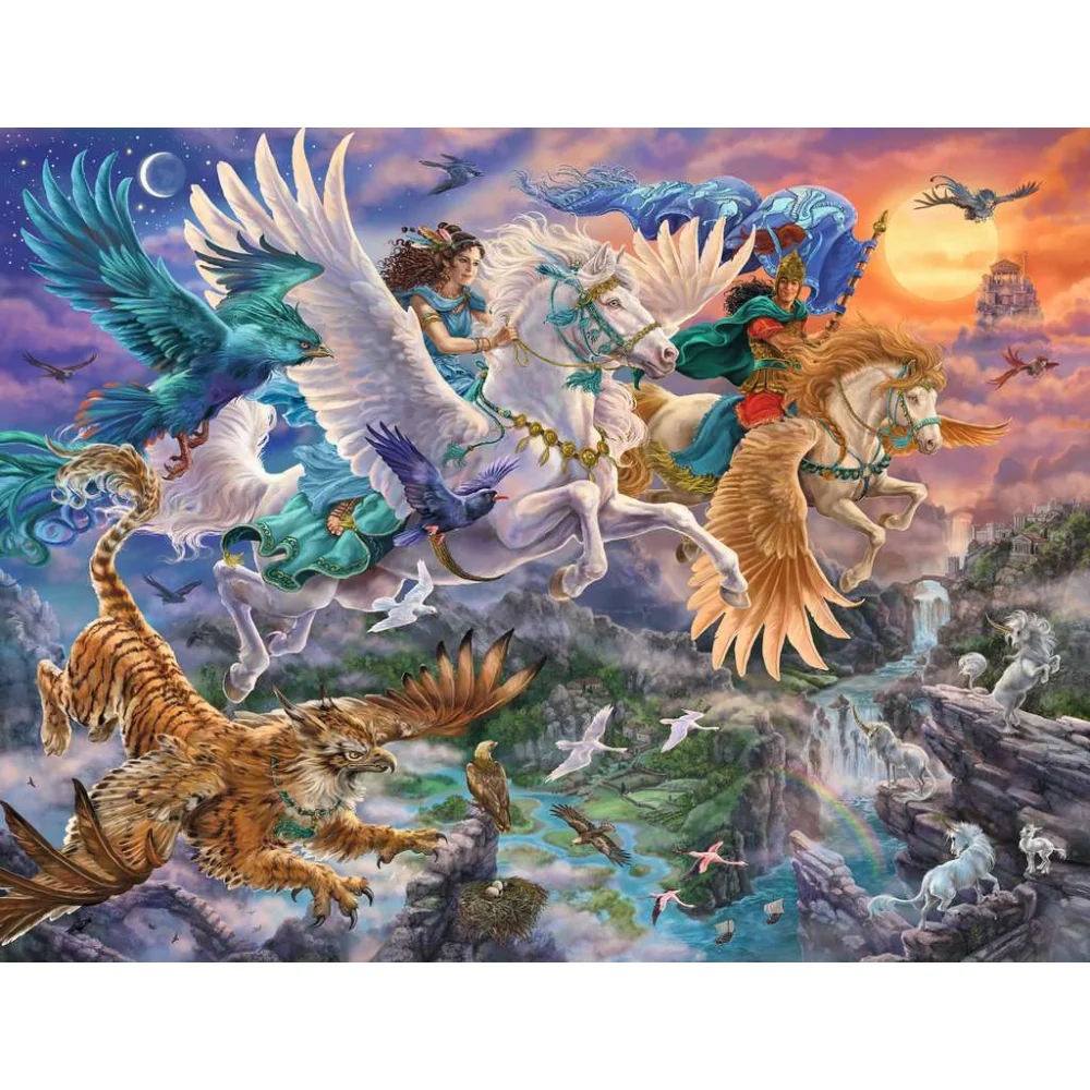 Puzzle 2000 Piezas Universo Mágico Pegaso Ravensburger - Image 2