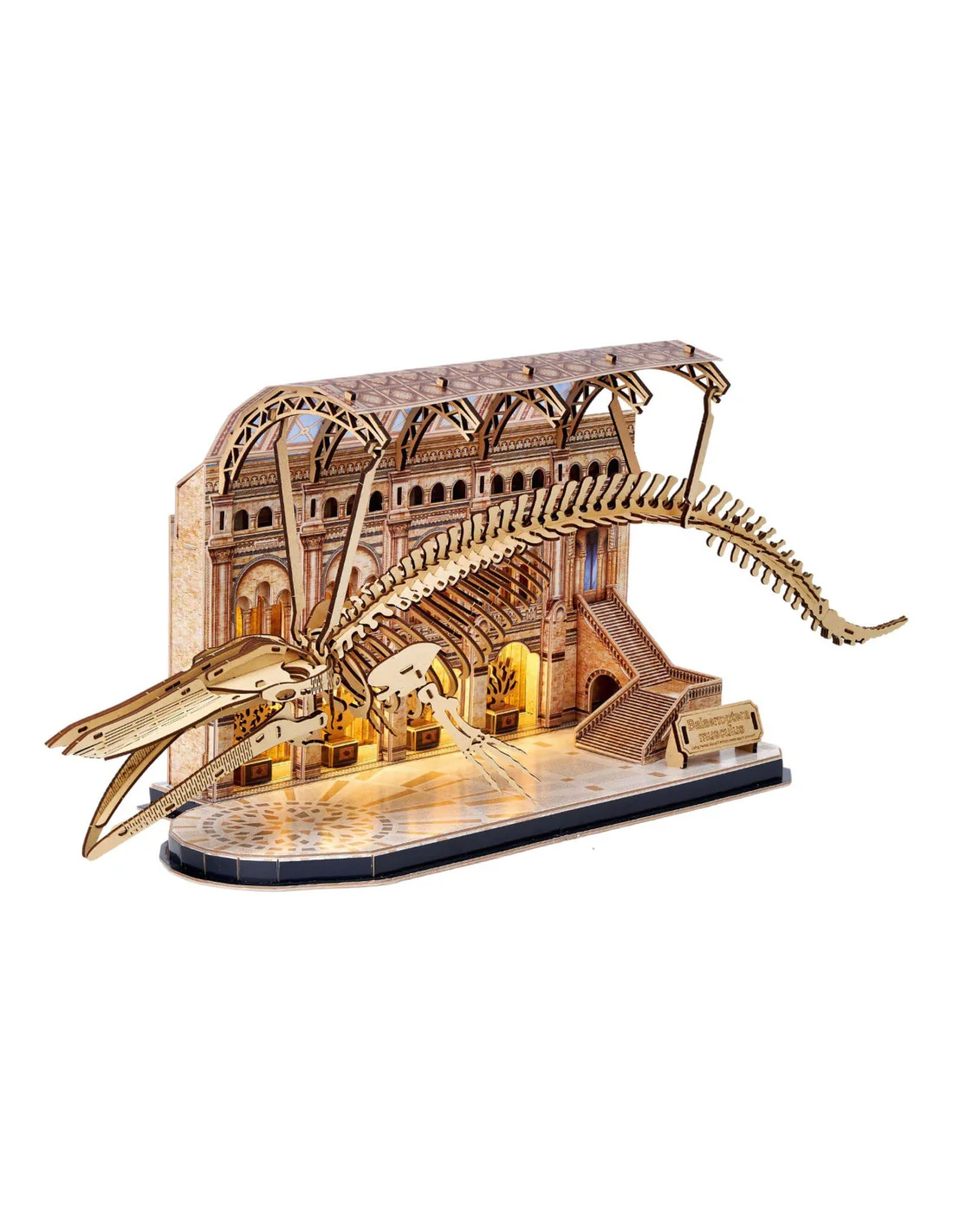 Puzzle 3D Ballena Azul Natural Museum con Luz LED - Image 2