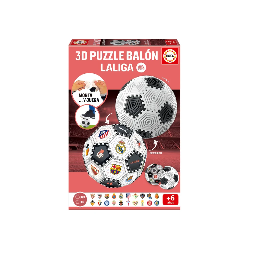 Puzzle 3D Balón de Fútbol La Liga Educa