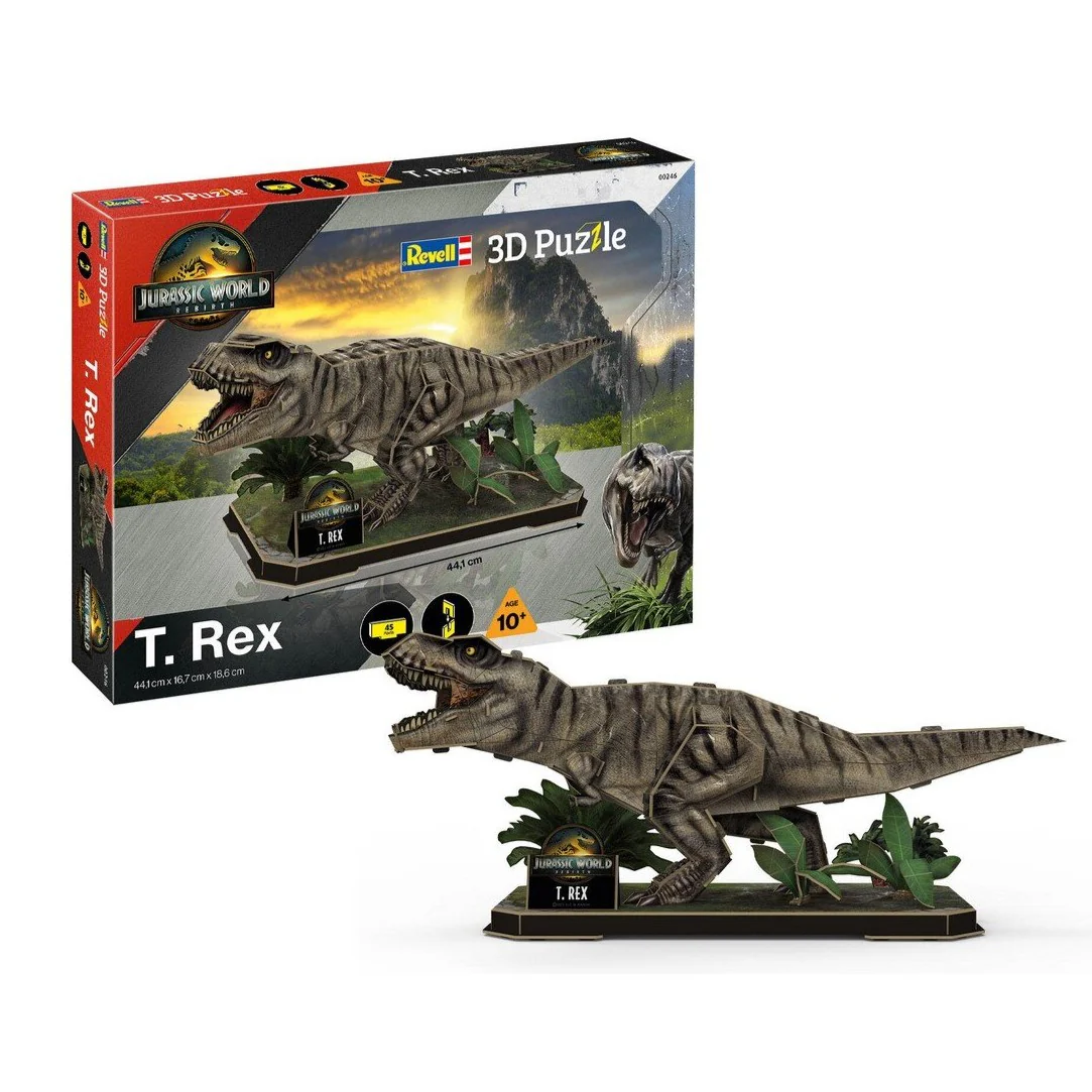 Puzzle 3D T-Rex Jurassic World: Rebirth Revell