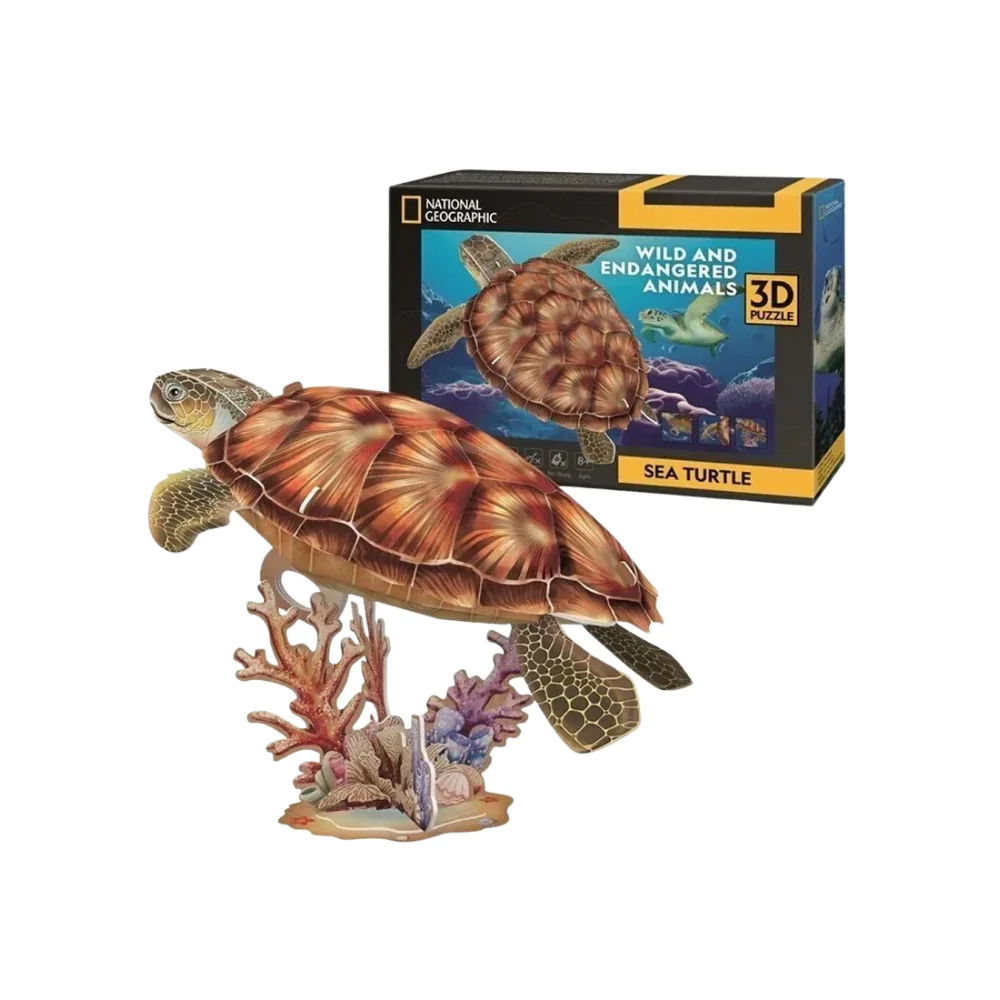 Puzzle 3D Tortuga Marina National Geographic