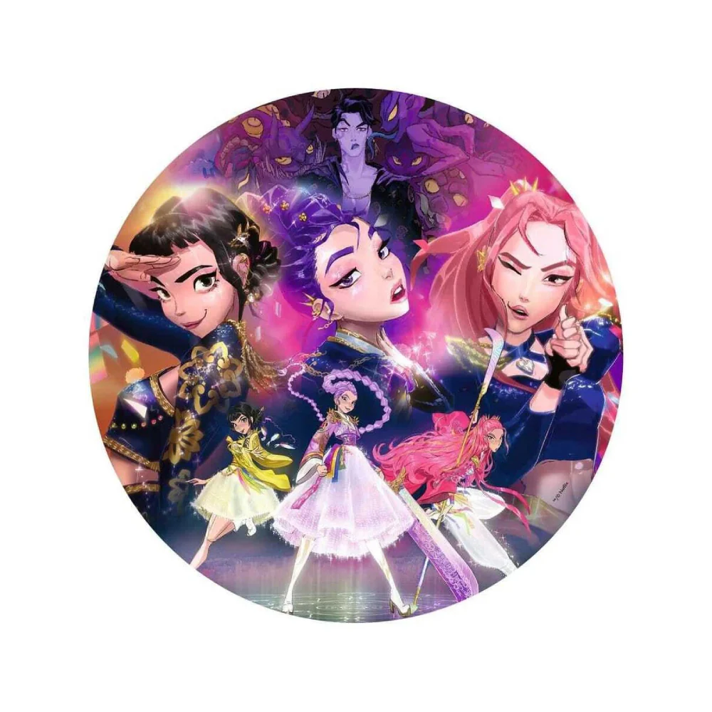 Puzzle 500 Piezas Redondo Guerreras K-pop Ravensburger - Image 2