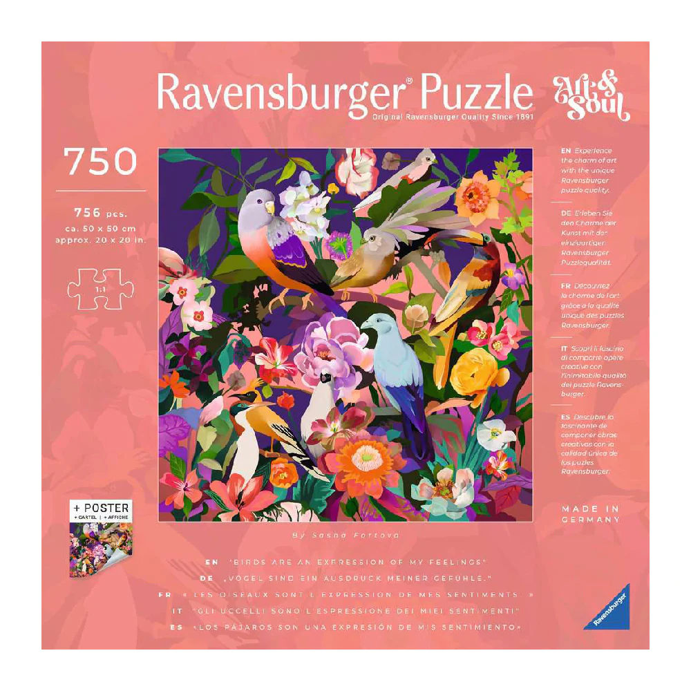 Puzzle 750 Piezas Bird Watching Ravensburger - Image 3